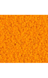 Miyuki delica beads 15/0 - Matted opaque mandarin DBS-1583